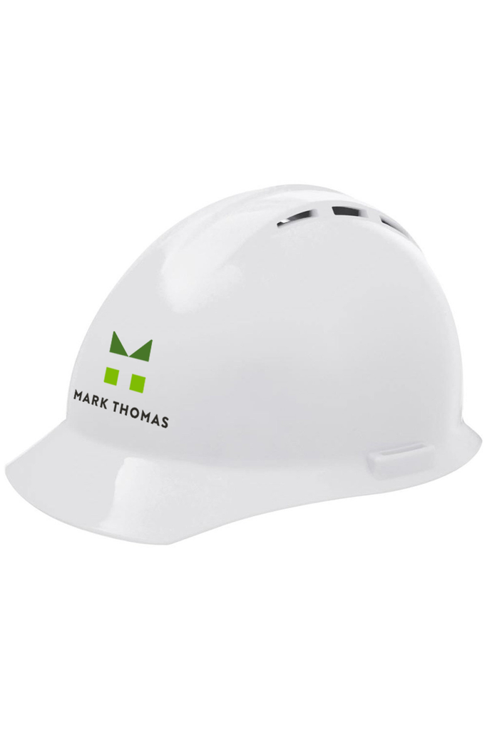 Vented Cap Style Hard Hat with 4-Point Mega Ratchet Suspension
