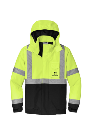 ANSI 107 Class 3 Economy Waterproof Insulated Bomber Jacket