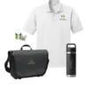 A: Messenger Bag + Men's Polo Set - Office Team