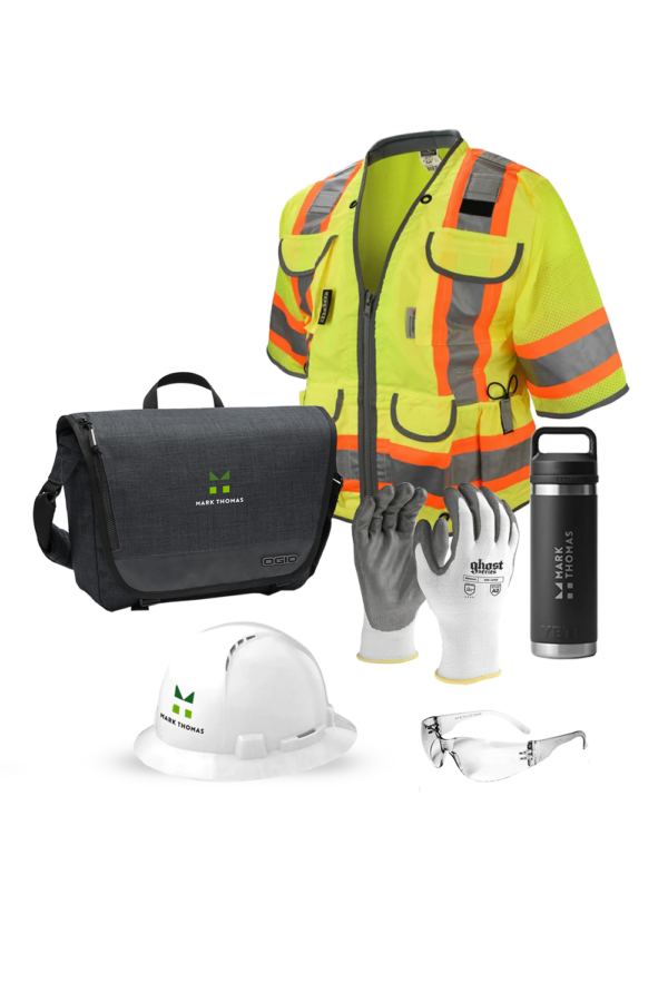 B: Messenger/Heavy Duty Vest Bag Set - Survey Team