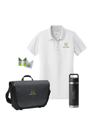 B: Messenger Bag + Women's Polo Set - Office Team