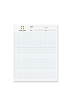Full Color Graph Pad /25 Sheets per Pad