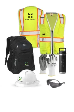 A: Backpack/Class 2 Hyper-Lite Vest Set - Construction Management Team