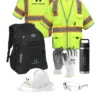 A: Backpack/Class 3 Reflective Vest Set - Sanitary District Team