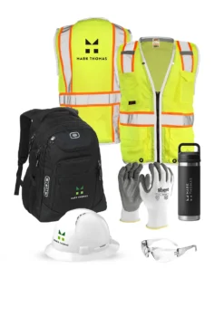 A: Backpack/Class 2 Hyper-Lite Vest Set - Construction Management Team