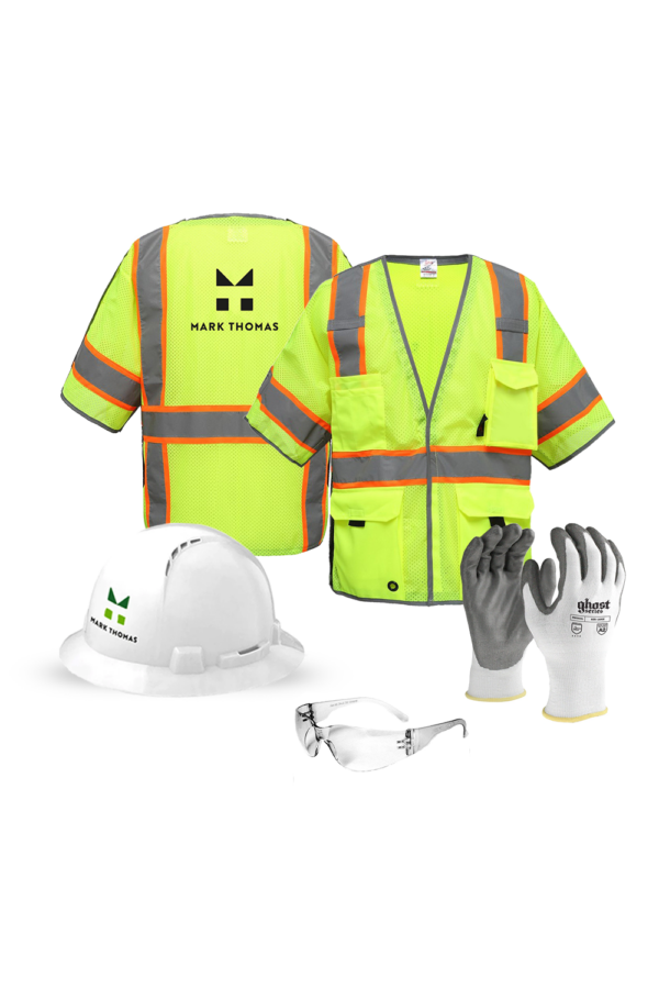 D: Safety Gear/Class 3 Reflective Vest Set - Sanitary District Team