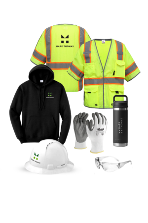 C: Sweatshirt/Class 3 Reflective Vest Set - Sanitary District Team