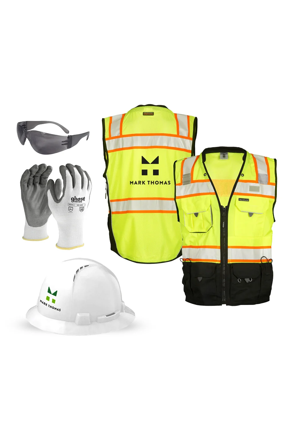 D: Safety Gear/Class 2 Surveyors Vest Set - Sanitary District Team