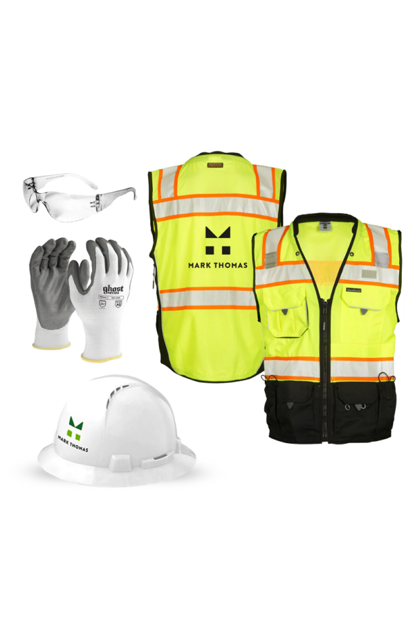 D: Safety Gear/Class 2 Surveyors Vest Set - Sanitary District Team