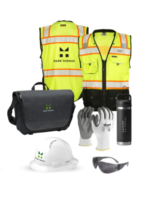 B: Messenger Bag/Class 2 Surveyors Vest Set - Sanitary District Team