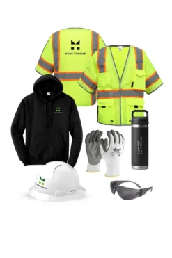 C: Sweatshirt/Class 3 Vest Set - Construction Management Team