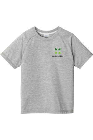 Youth Tri-Blend Wicking Raglan Tee - Image 3