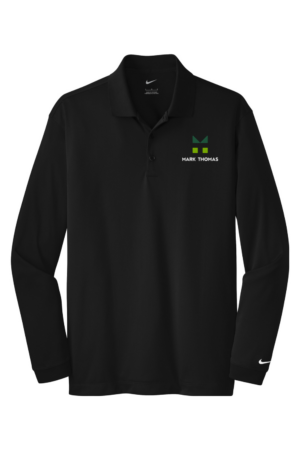 Men's Nike Tall Long Sleeve Dri-FIT Polo - Image 3