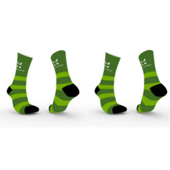 2-Pair Bundle - Sustainable High-Speed Premium Crew Socks - Design 3
