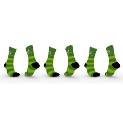 3-Pair Bundle - Sustainable High-Speed Premium Crew Socks - Design 3