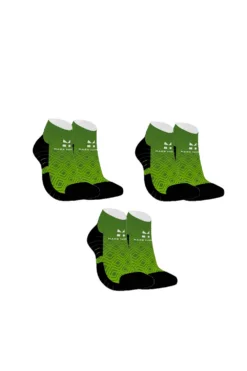 3-Pair Bundle - High-Speed Athletic Ankle Socks | Design 2