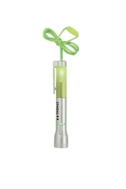 Alternative view of Flashlight with Pen and Lanyard