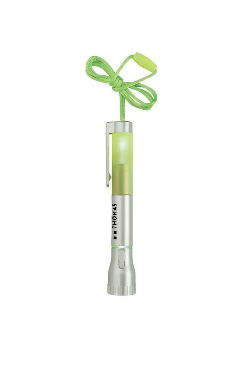 Flashlight with Pen and Lanyard - Image 2