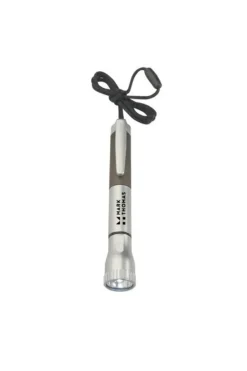 Flashlight with Pen and Lanyard