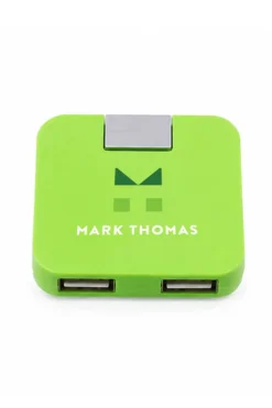 Alternative view of Accent 4 Port USB Hub – USBC